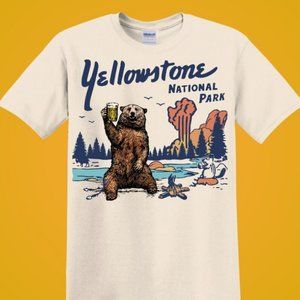 Yellowstone Tee Yellowstone National Park Shirt Yellowstone Retro Inspired
